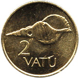 2 вату Вануату 1990 год