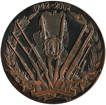 Атрибутика в медалях 1942-2002