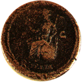 Сестерций Древний Рим Антонин Пий 138-161 гг