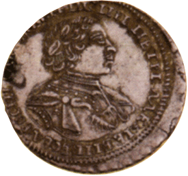 Полтина 1720 г. Петр I 