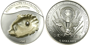 Coin with Pearl