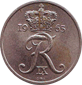 Реверс монеты 10 орэ 1965 год