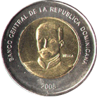 10 pesos 2008 год Доминиканская Республика