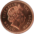 2 penny 2004 год Фолклендские Острова 