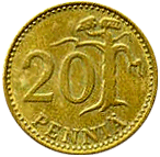 20 пенни 1982 Финляндия
