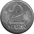 2 марки 1982 год ГДР