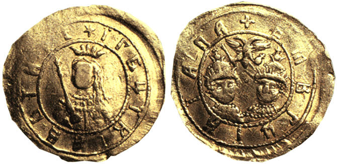 Золотые наградные монеты. Вторая половина XVII века