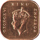 1 cents Malaya 1943