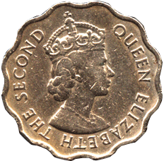 10 cents Mauritius 1960