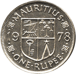 1 рупия Маврикий 1978 год