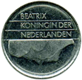 25 цент 1987 год Нидерланды