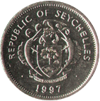 1 рупия 1997 Сейшильские острова