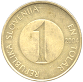 1 толар 2004 год Словения