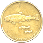 реверс 1 толар 2004 год Словения