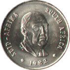 20 центов 1982 Южная Африка