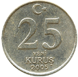 25 yeni kurus 2005 Турция