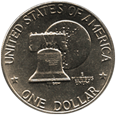 аверс 1 доллар США 1976 год