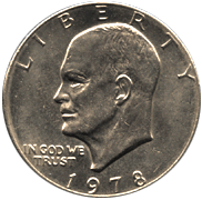 реверс 1 доллар США 1978 год