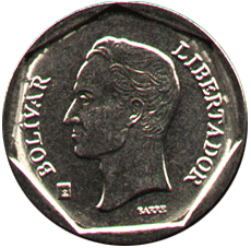 Reverse 50 Bolivar, Venezuela in 2002